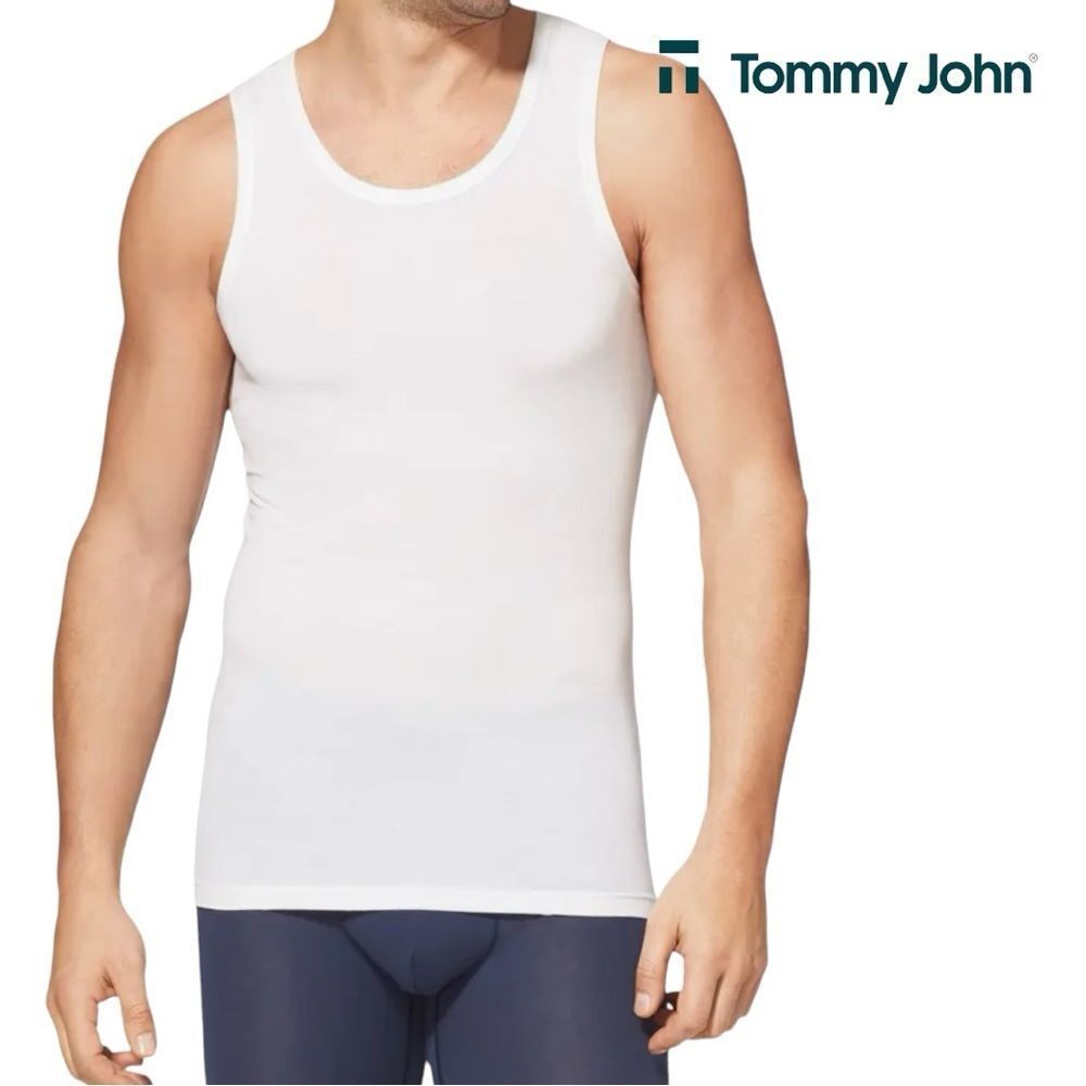Tommy John SECOND SKIN 2 Pack Tank Undershirt Stay-Tucked Fit